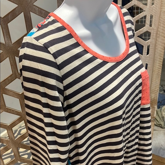 Matilda Jane Shea Tee Striped and Paisley - Picture 7 of 11